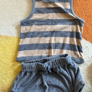 Quincy Mae 18-24m terry set